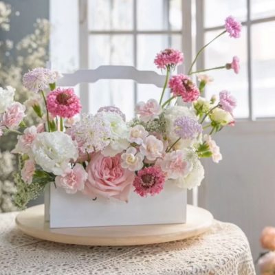 ANNELER GÜNÜ HOBİ DERSİ ÇİÇEK KUTUSU YAPIMI