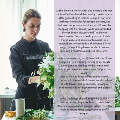MISHA SALEHI İLE CHRISTMAS FLORAL ARRANGEMENTS WORKSHOP